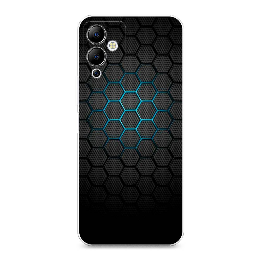 

Чехол Awog "Бирюзовые соты" для Infinix Note 12i, 3102050-3