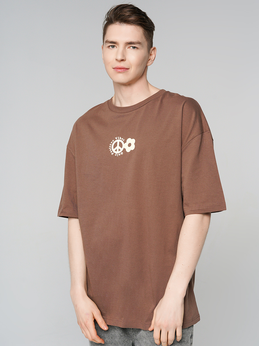 

Футболка мужская ТВОЕ 90309 коричневая XL, 90309