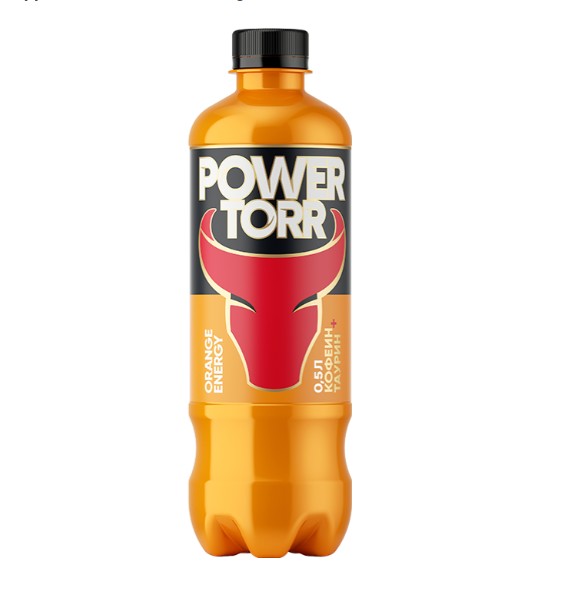 Энергетический напиток Power Torr Flare Orange, 0,5 л х12 шт