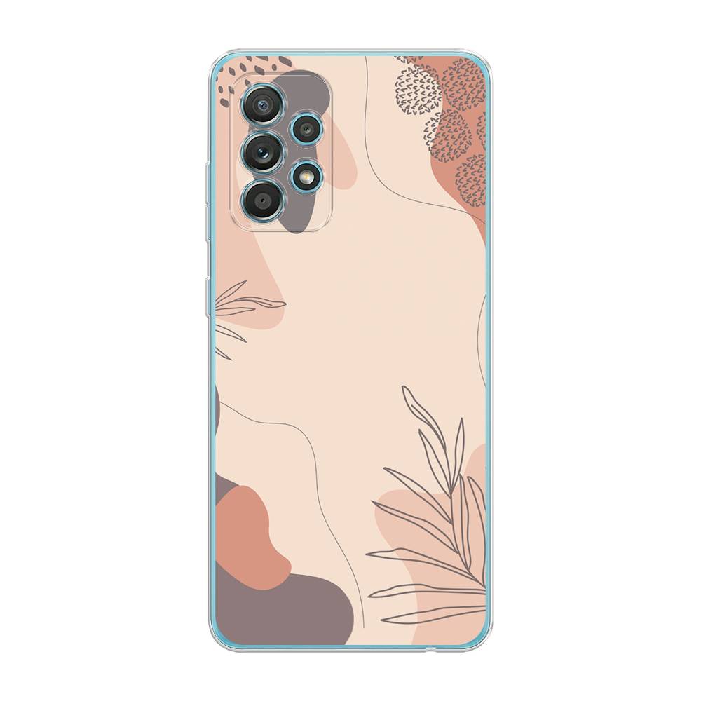 

Чехол на Samsung Galaxy A33 5G "Нюдовые тона", Коричневый;серый, 2104450-4