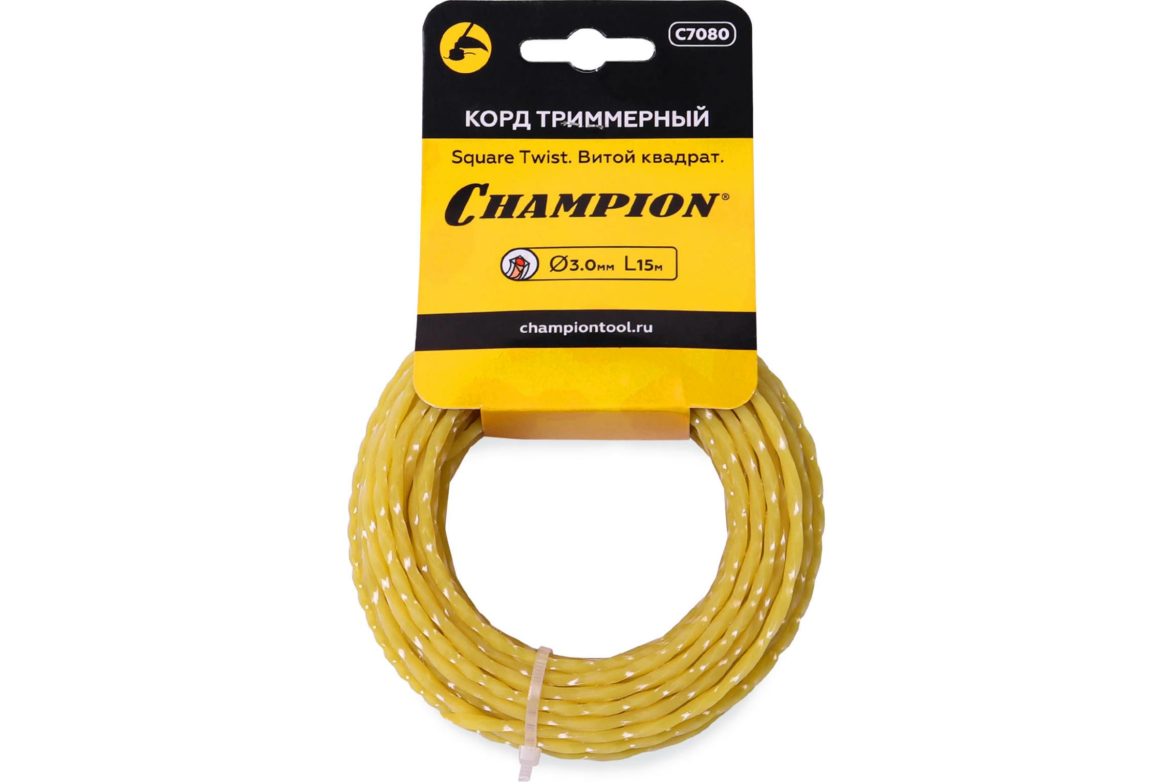 

Champion Корд трим.Square Twist 3.0мм 15м (витой квадрат) в мотке C7080