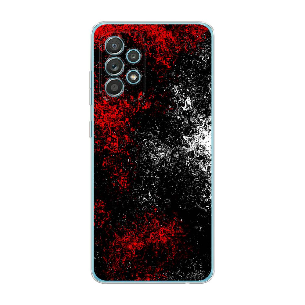 

Чехол на Samsung Galaxy A33 5G "Монотипия", Красный;черный;белый, 2104450-3