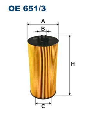 

Фильтр масляный FILTRON OE651/3