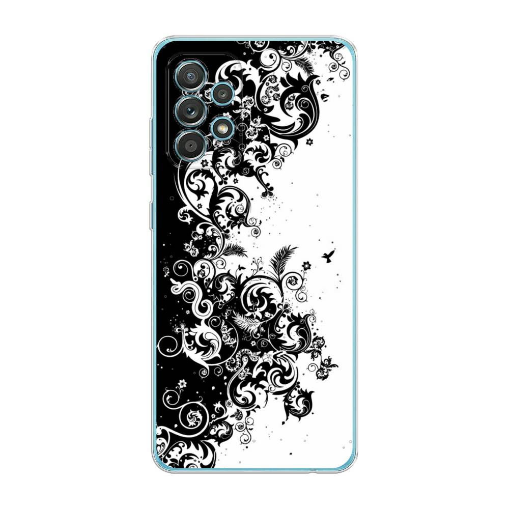 

Чехол на Samsung Galaxy A33 5G "Черно белый узор", Белый;черный;серый, 2104450-3