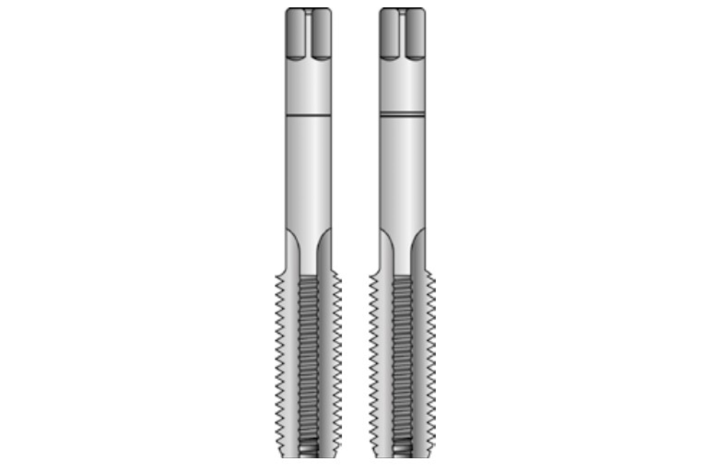 

Bucovice Tools Набор метчиков из 2-х шт. М 8 Шаг 0.75 мм 115CrV3 110082