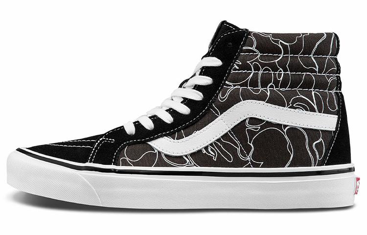 

Кеды унисекс Vans A BATHING APE x SK8 38 DX черные 40 EU, Черный, A BATHING APE x SK8 38 DX