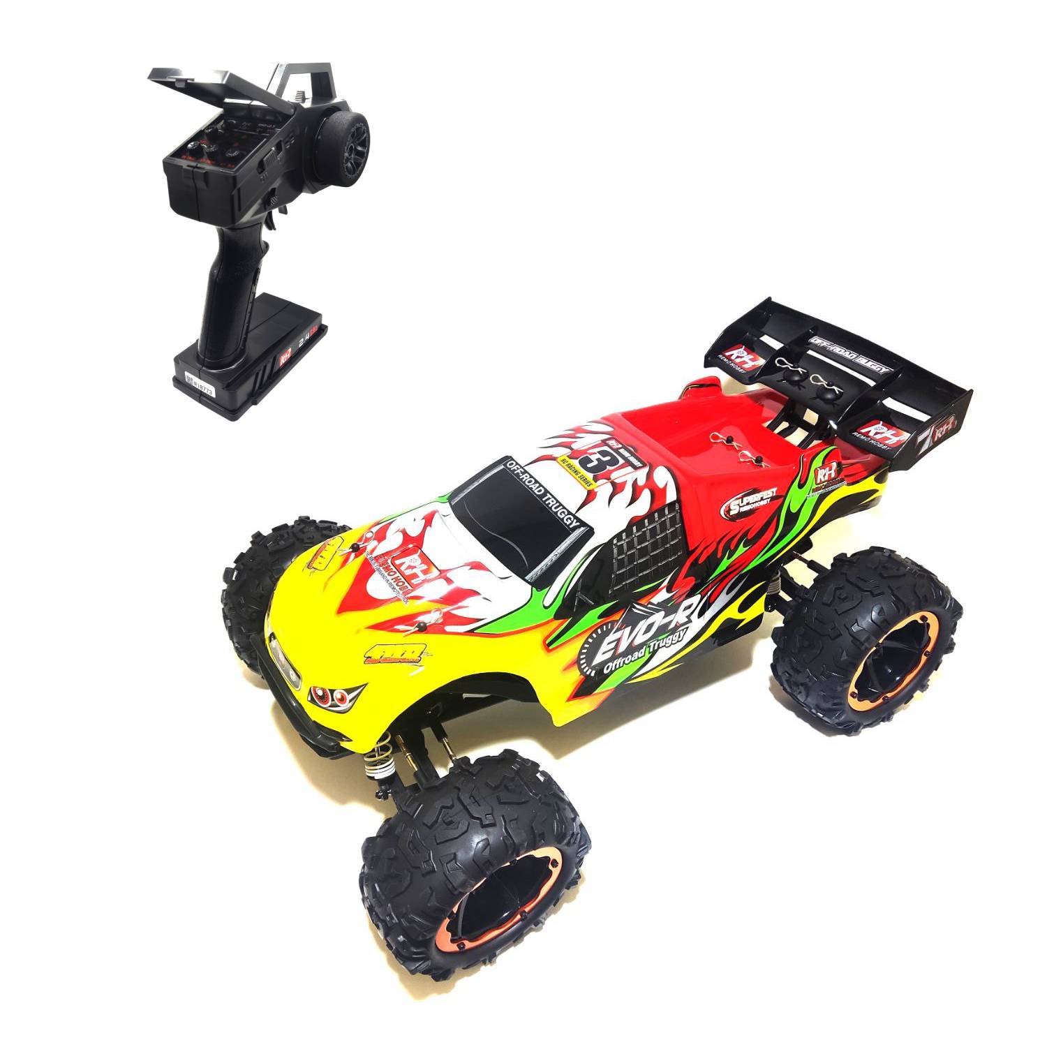 Радиоуправляемая трагги Remo Hobby EVO-R TWINS MOTOR 4WD RTR масштаб 1:8 24G - RH8062-RED qy toys радиоуправляемая трагги с задним приводом qy1802b