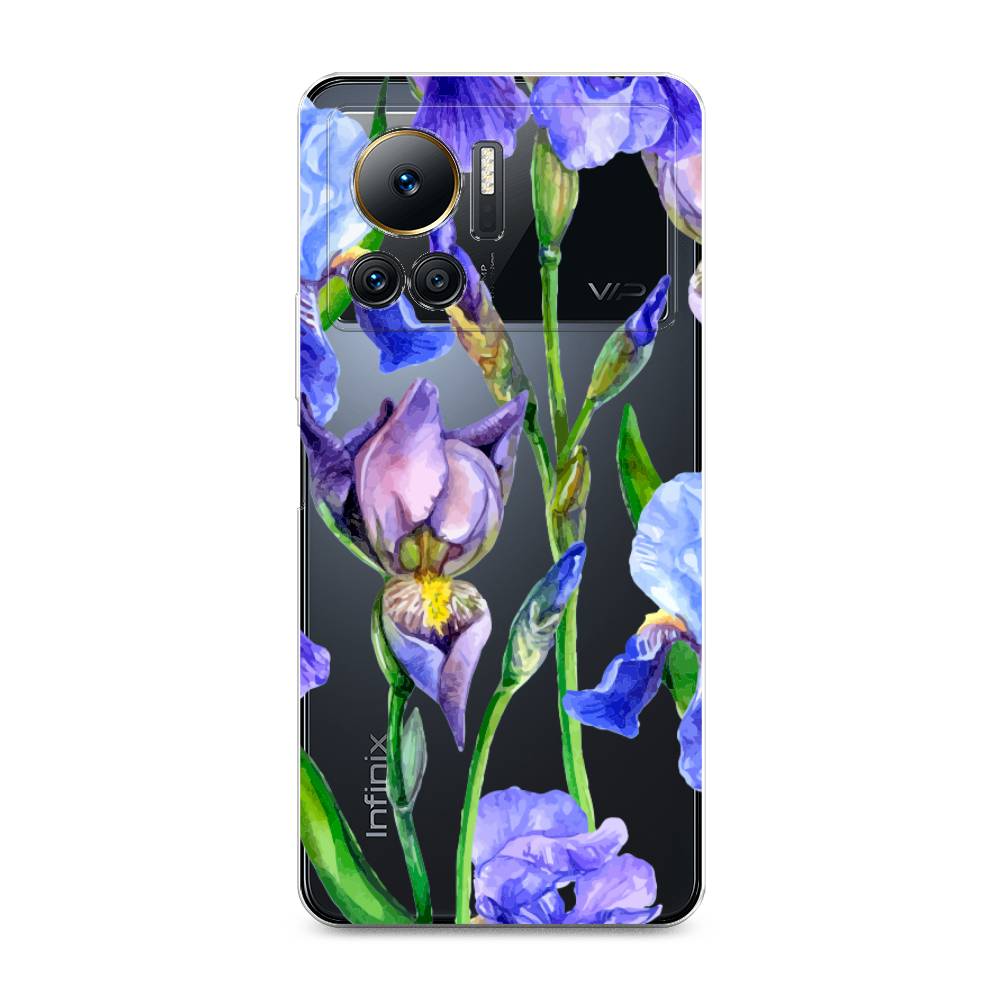 

Чехол Awog на Infinix Note 12 VIP "Синие ирисы", 3101950-8