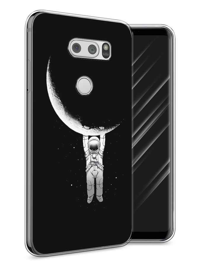 

Чехол Awog на LG V30 "Космонавт", Белый;черный, 83050-4