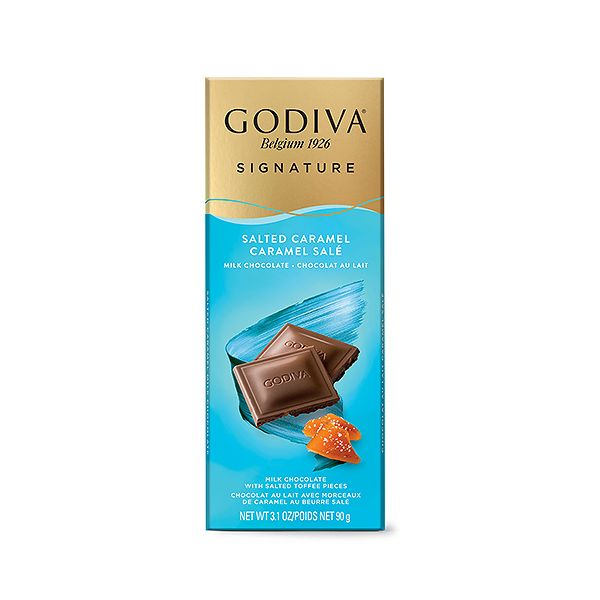 Шоколад Godiva молочный с соленой карамелью 60 г