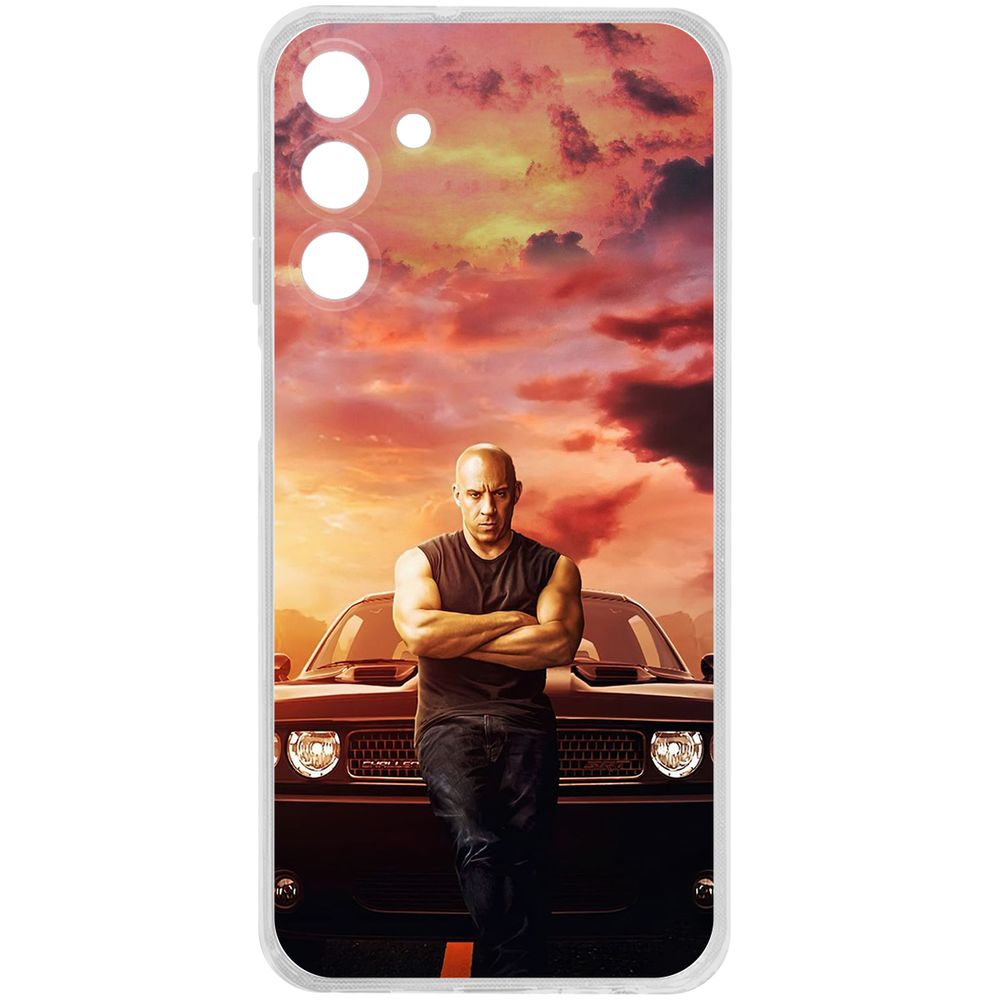 

Чехол-накладка Krutoff Clear Case Форсаж. Доминик Торетто для Samsung Galaxy A15, Прозрачный