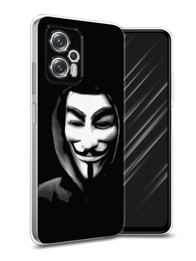 

Чехол Awog на Poco X4 GT/Redmi Note 11T Pro/11T Pro Plus "Анонимус", Разноцветный, 315250-5