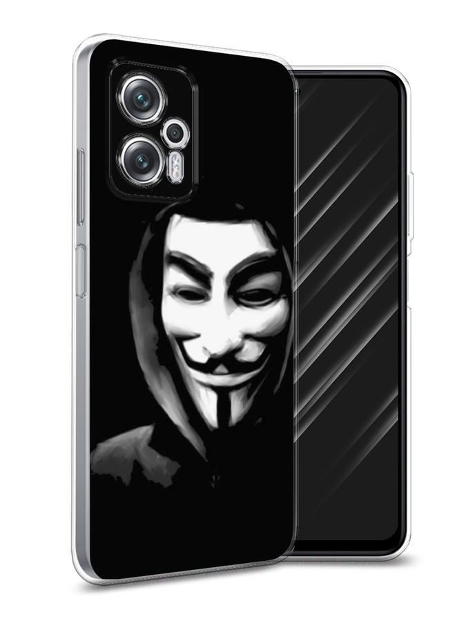 

Чехол Awog на Poco X4 GT/Redmi Note 11T Pro/11T Pro Plus "Анонимус", Разноцветный, 315550-5