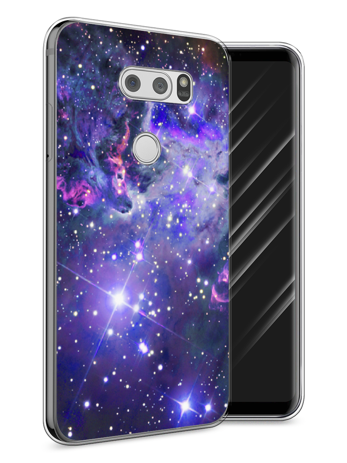 

Чехол Awog на LG V30 "Яркая галактика", Фиолетовый, 83050-4