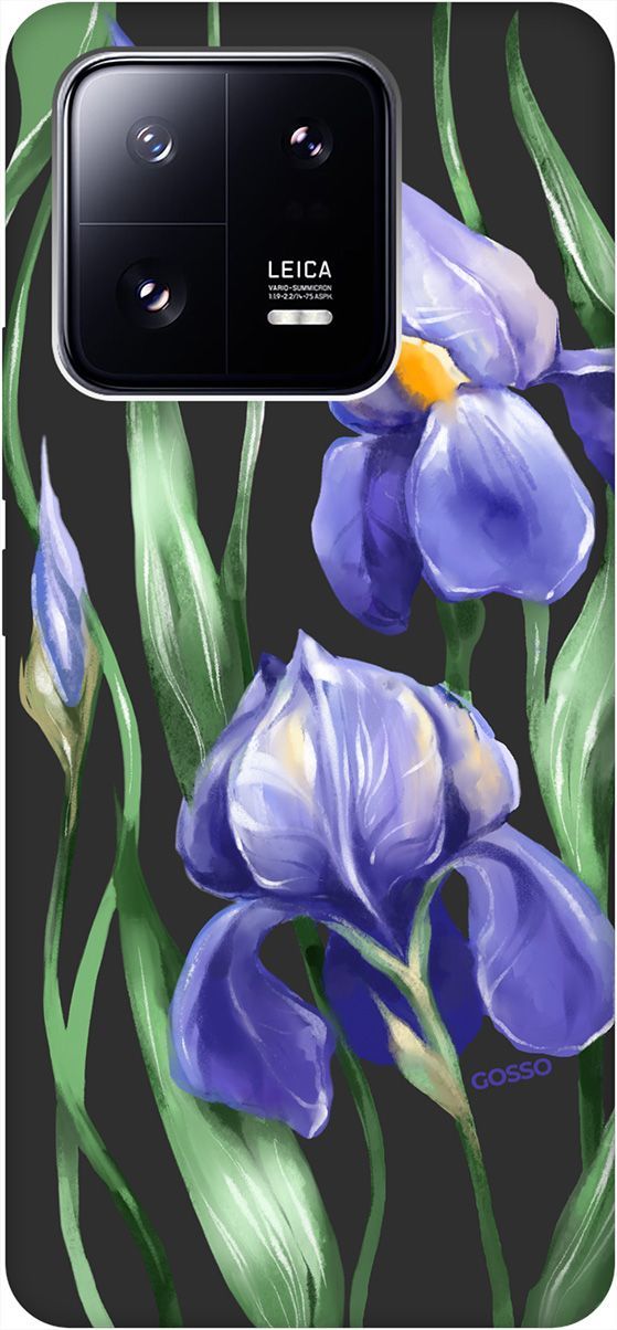 

Чехол на Xiaomi 13 Pro с 3D принтом "Amazing Irises" черный, Черный;зеленый, 158980