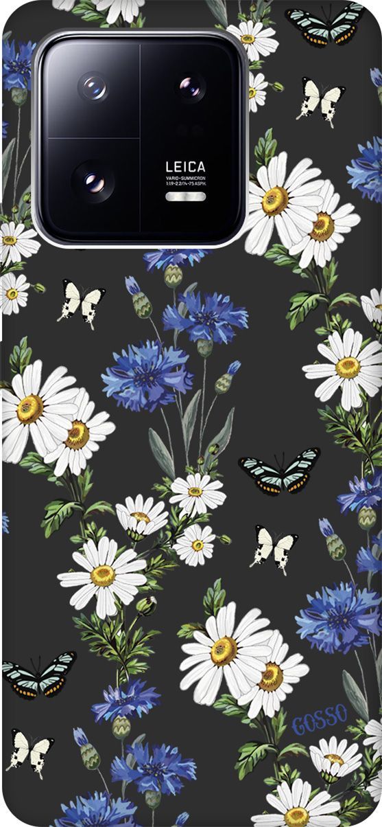

Чехол на Xiaomi 13 Pro с 3D принтом "Hello, Camomiles" черный, Черный;белый, 158980