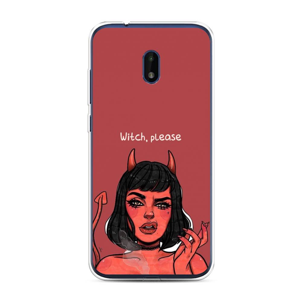 

Чехол Awog на Nokia C1 Plus / Нокиа C1 Plus "Evil Girl", Красный;черный, 124650-6