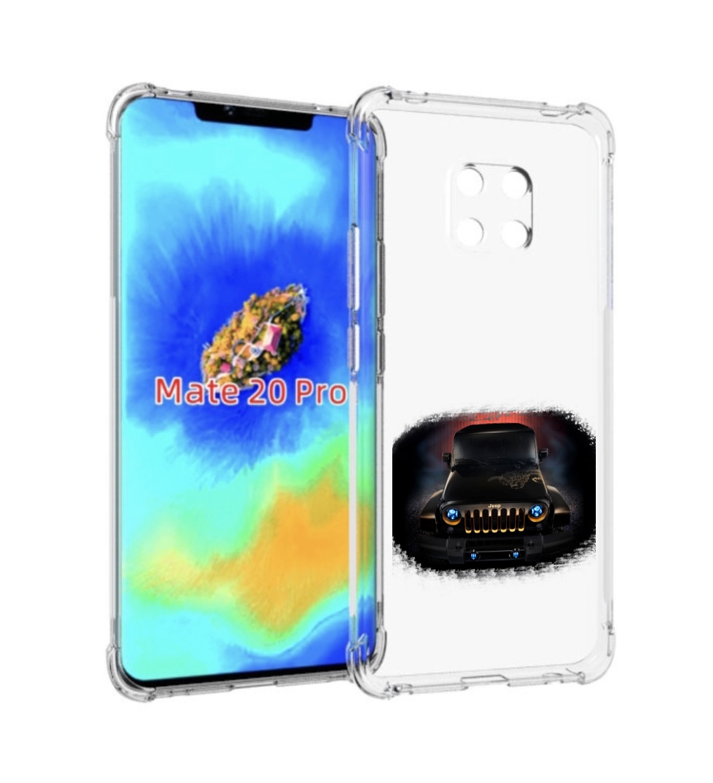 

Чехол MyPads jeep джип 2 для Huawei Mate 20 Pro/Mate 20 RS 6.39, Прозрачный, Tocco