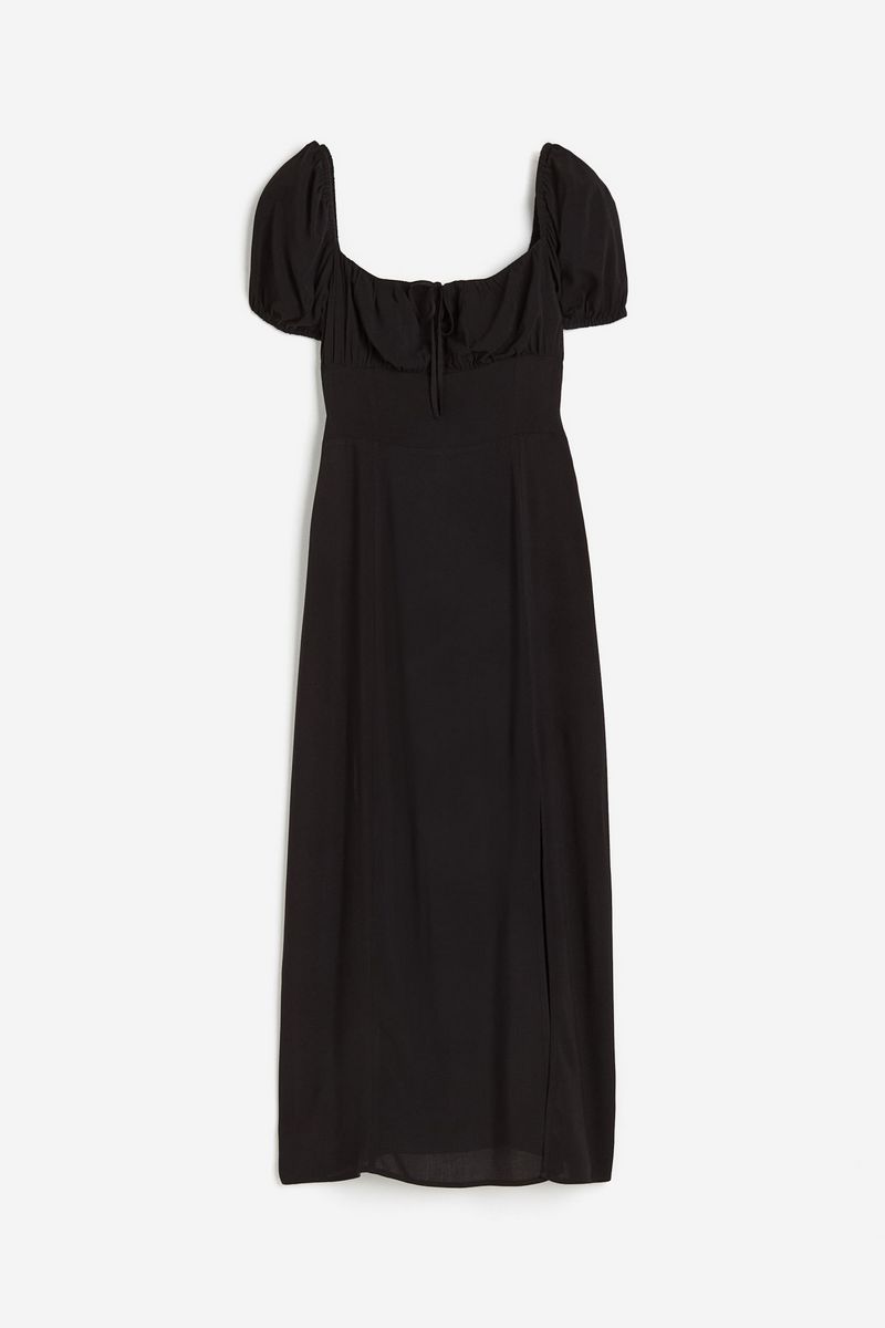 

Платье женское H&M 1213111 черное S, Черный, 1213111