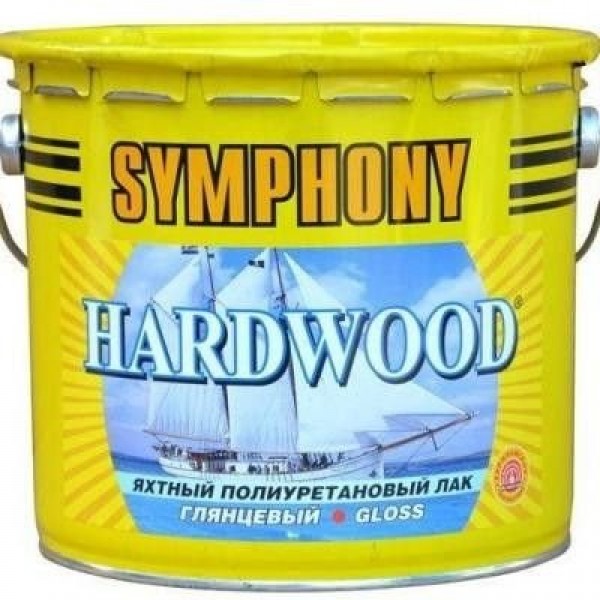 

Лак для дерева яхтный Symphony Hardwood глянцевый 2,7 л Прозрачный, Hardwood
