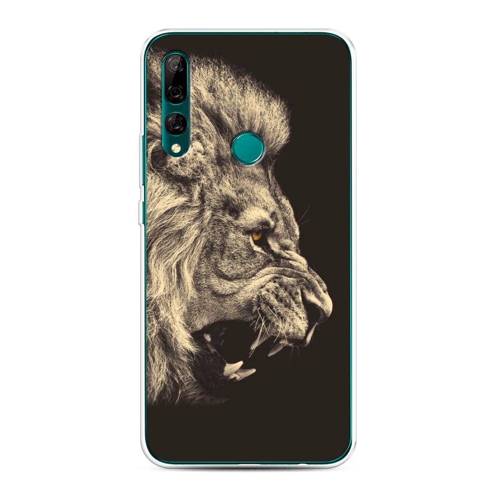 

Чехол Awog на Huawei Y9 Prime 2019 "Львиный рык 2", Бежевый;черный, 611950-1