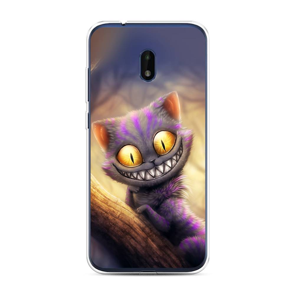 

Чехол Awog на Nokia C1 Plus / Нокиа C1 Plus "Cheshire Cat", Фиолетовый;желтый, 124650-1