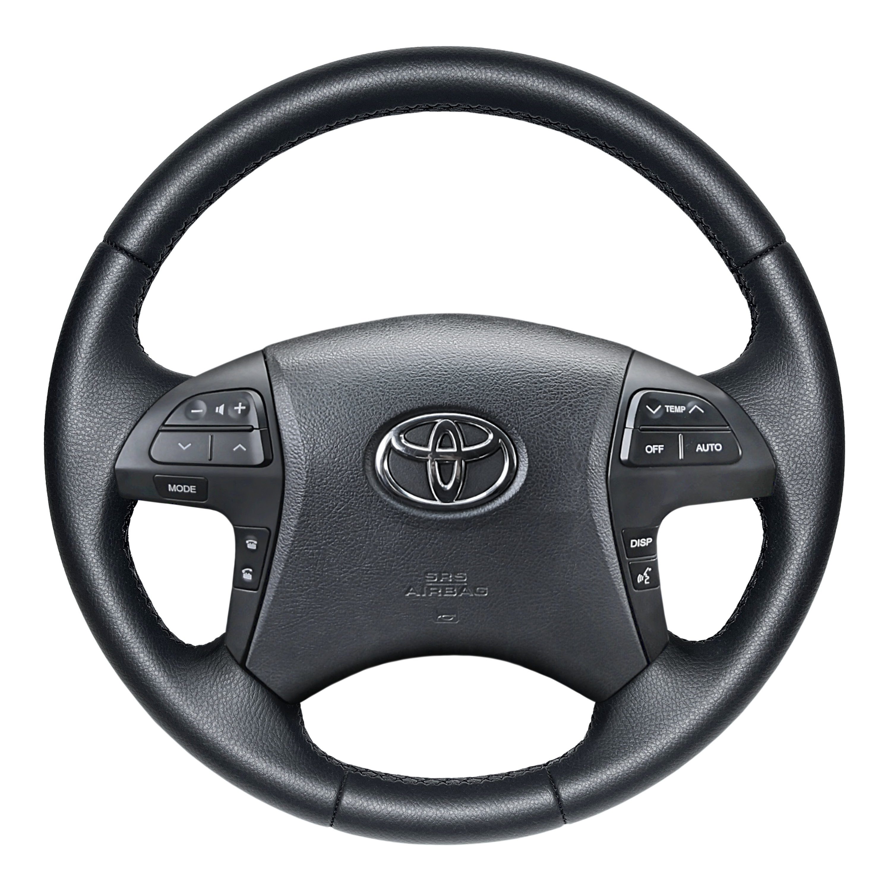

Оплетка на руль Vseopletki Toyota Camry 40 для замены штатной кожи, Черный, Toyota Camry 40