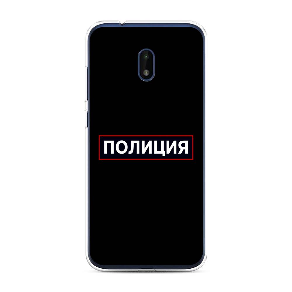 

Чехол Awog на Nokia C1 Plus / Нокиа C1 Plus "Police logo", Черный;белый;красный, 124650-5