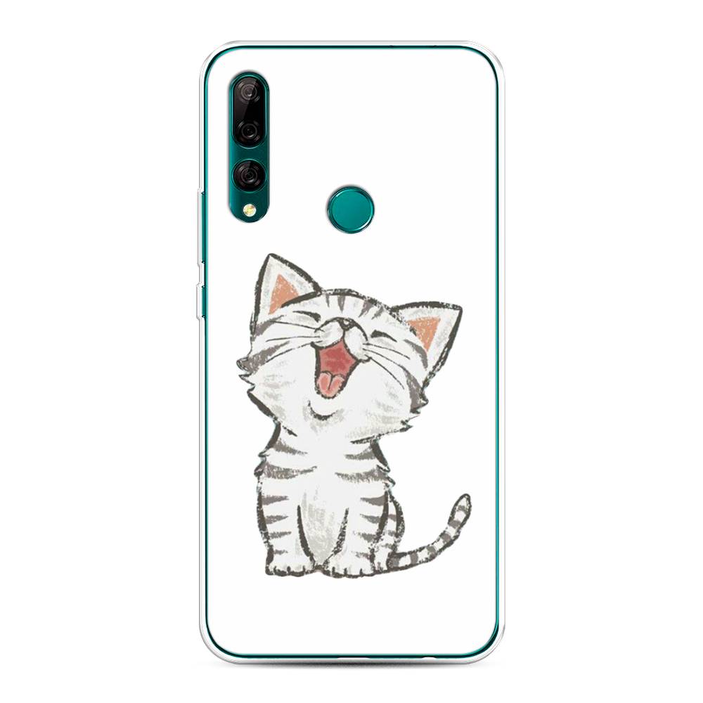 

Чехол Awog на Huawei Y9 Prime 2019 "Котенок рисованный", Серый;белый, 611950-1