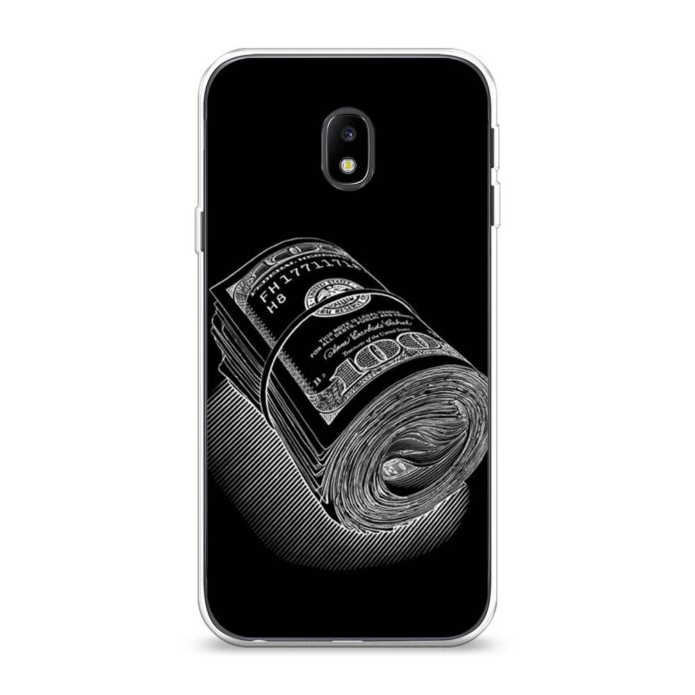 

Чехол Awog на Samsung Galaxy J3 2017 / Самсунг J3 2017 "Кубышка денег", Черный;серебристый, 22550-5
