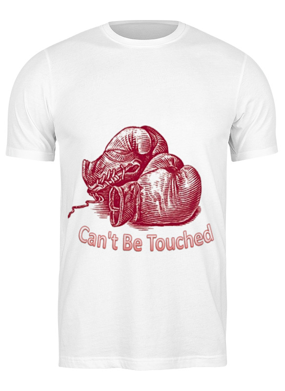 

Футболка мужская Printio Can't be touched белая L, Белый, Can't be touched