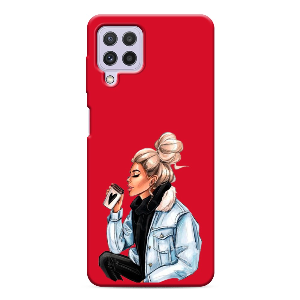 

Чехол Awog на Samsung Galaxy A22 / Самсунг A22 "Cute girl", Разноцветный, 2103153-1