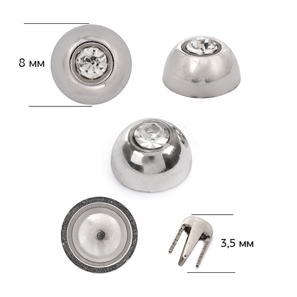 

Magic 4 Toys Hobby, 8 мм, никель, 250 шт, Серебристый, Hobby, 8 мм, никель, 250 шт