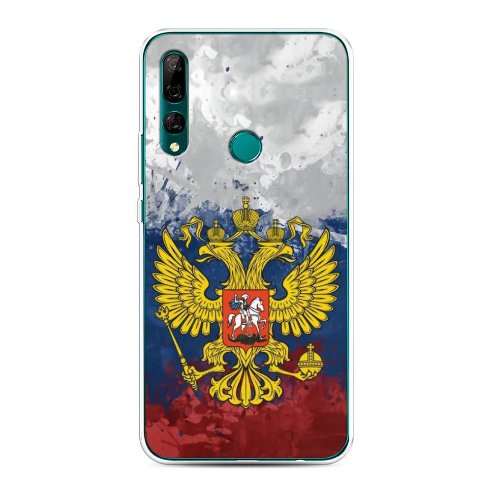 

Чехол Awog на Huawei Y9 Prime 2019 "РФ", Белый;синий;красный, 611950-5