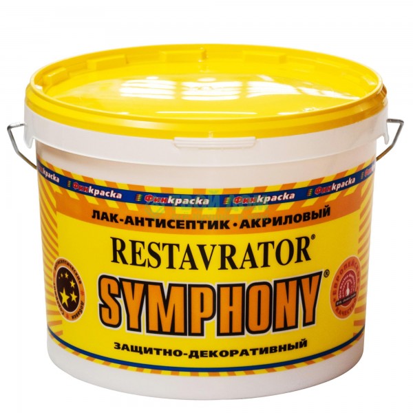 

Лак Symphony Restavrator шелковисто-матовый 2,7 л Кедр, Restavrator