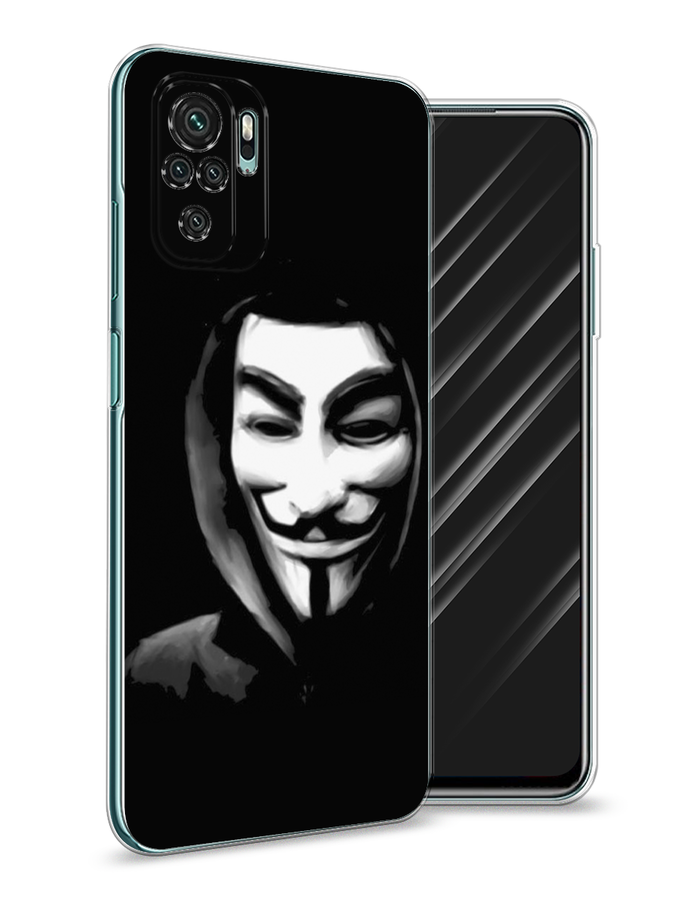 

Чехол Awog на Xiaomi Redmi Note 10/Note 10S/M5s "Анонимус", Разноцветный, 39950-5