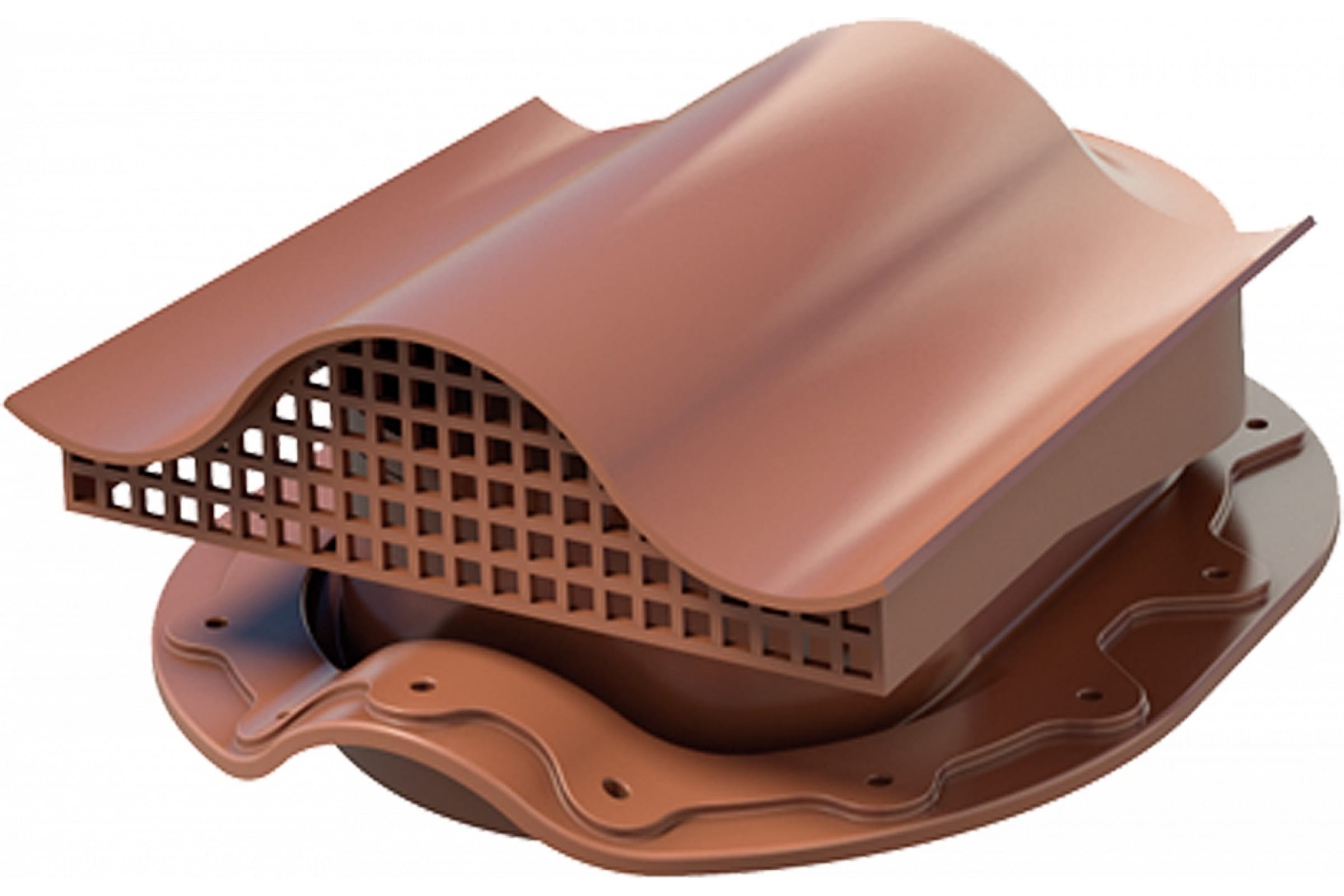 Технониколь Вентиль SKAT Monterrey кровельный , коричневый, шт. TN376148 ктв вентиль prof 20 для металлопрофиля коричневый