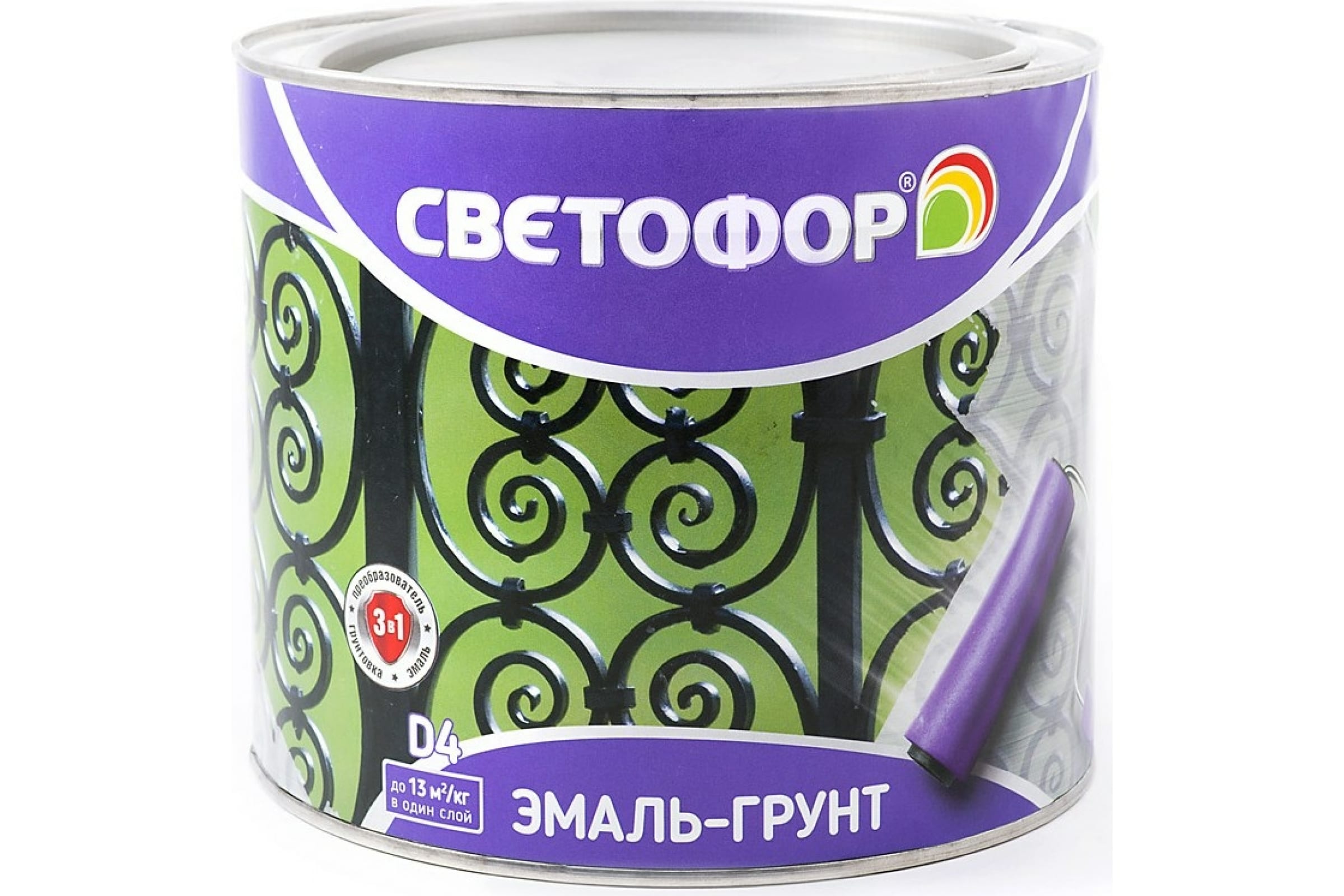 

Светофор D4-Грунт-эмаль с молотковым эффектом серый /0,8 кг/ ЗОР00009322