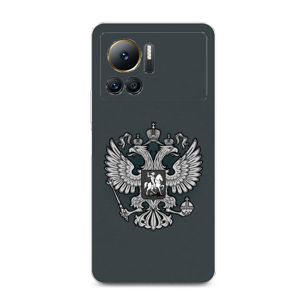 

Чехол Awog на Infinix Note 12 VIP "Герб России серый", 3101950-5