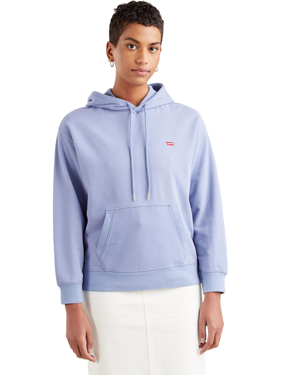 

Худи женское Levis 24693-0033 голубое 2XS, 24693-0033