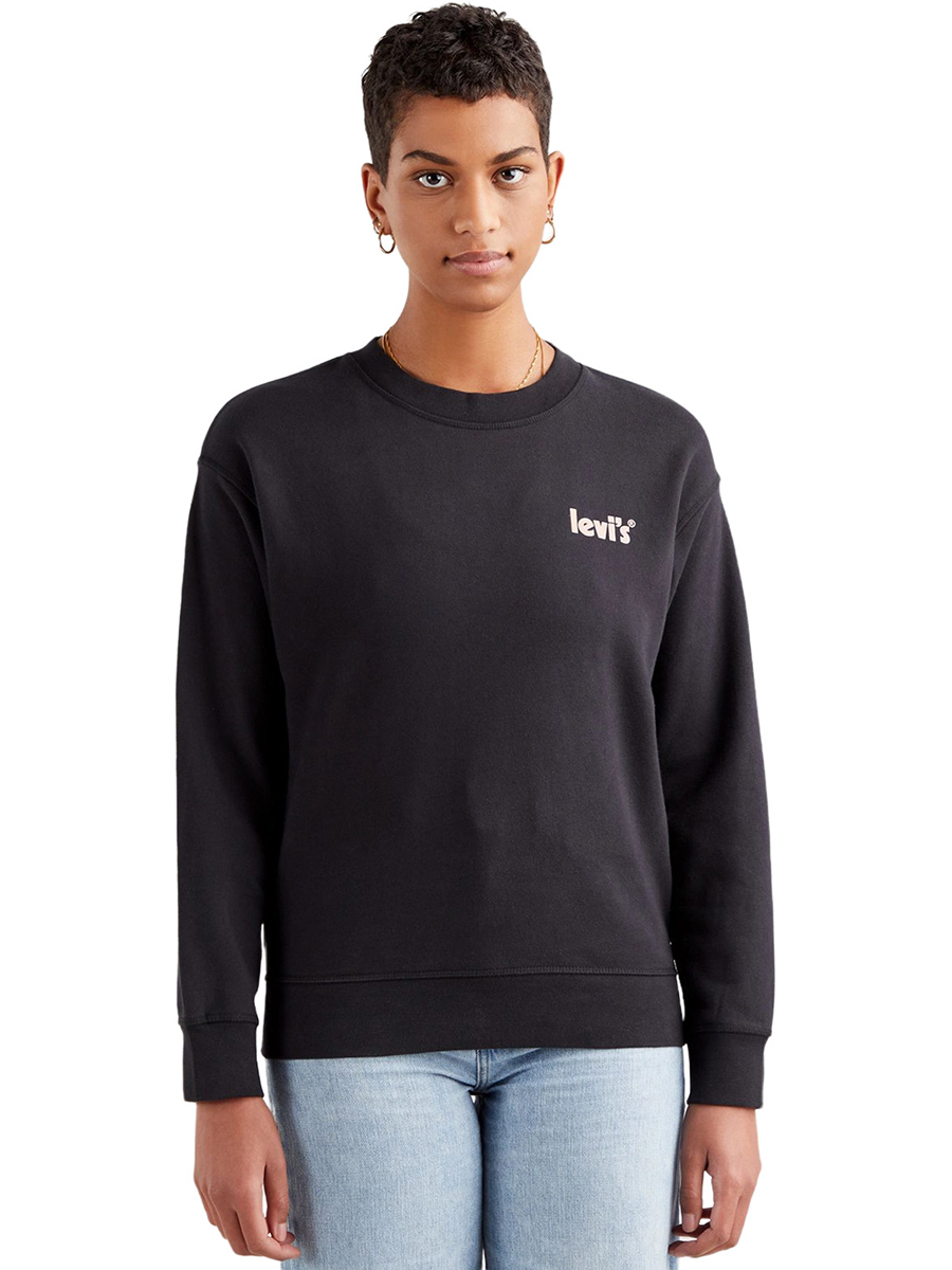 

Свитшот женский Levis 18686-0058 черный 2XS, 18686-0058