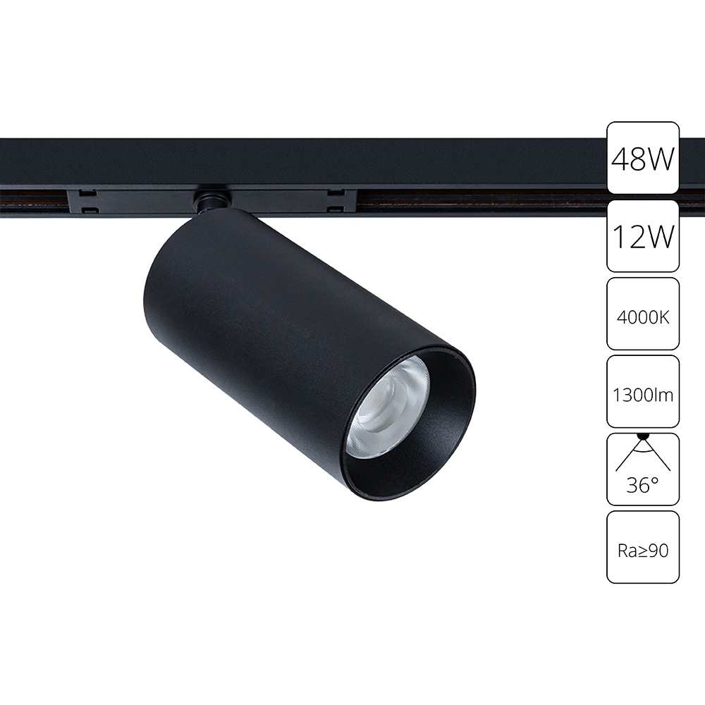 

Магнитный трековый светильник Arte Lamp OPTIMA A7261PL-1BK, OPTIMA