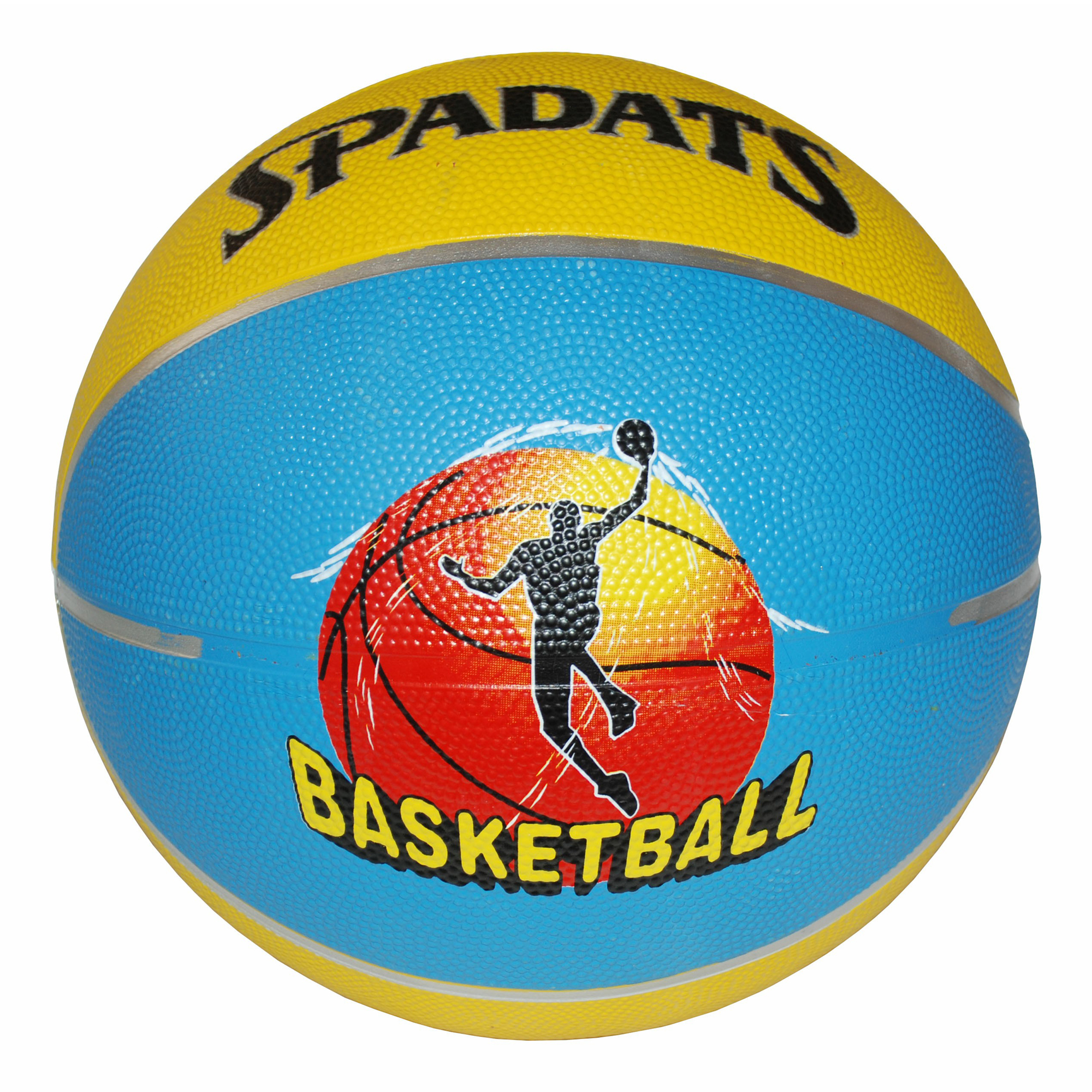 Мяч баскетбольный Spadats разноцветный р 7 в ассортименте