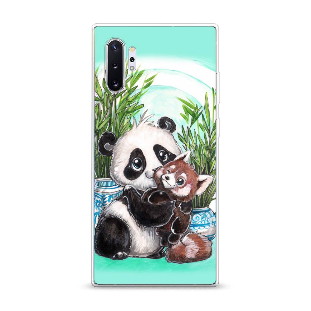 

Чехол Awog на Samsung Galaxy Note 10 Plus "Друзья зверята", Разноцветный, 28550-2