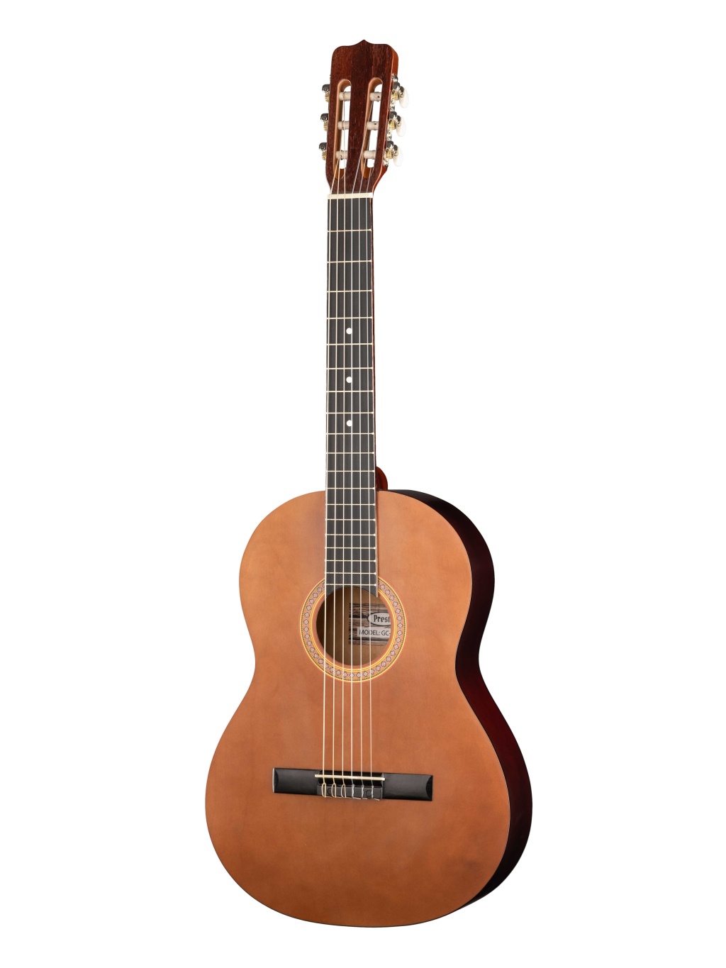 GC-BN20-G-4/4 Классическая гитара, коричневая, глянцевая, Presto