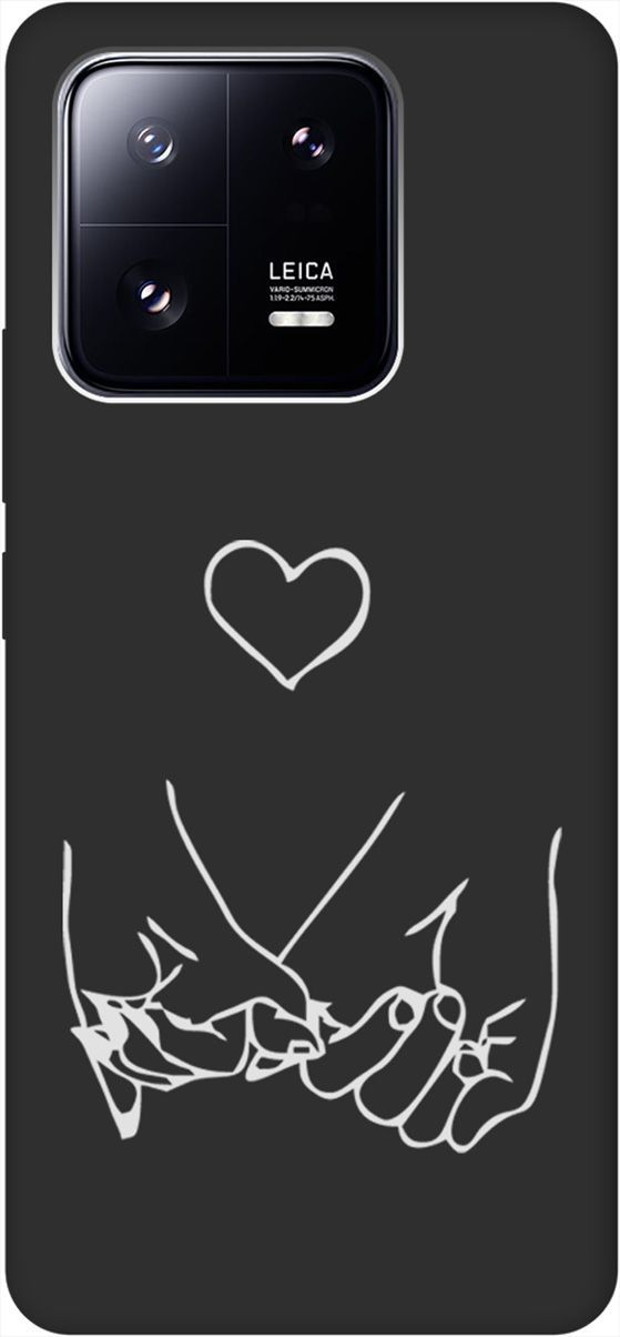 

Чехол на Xiaomi 13 Pro с 3D принтом "Lovers Hands W" черный, Черный;белый, 158979