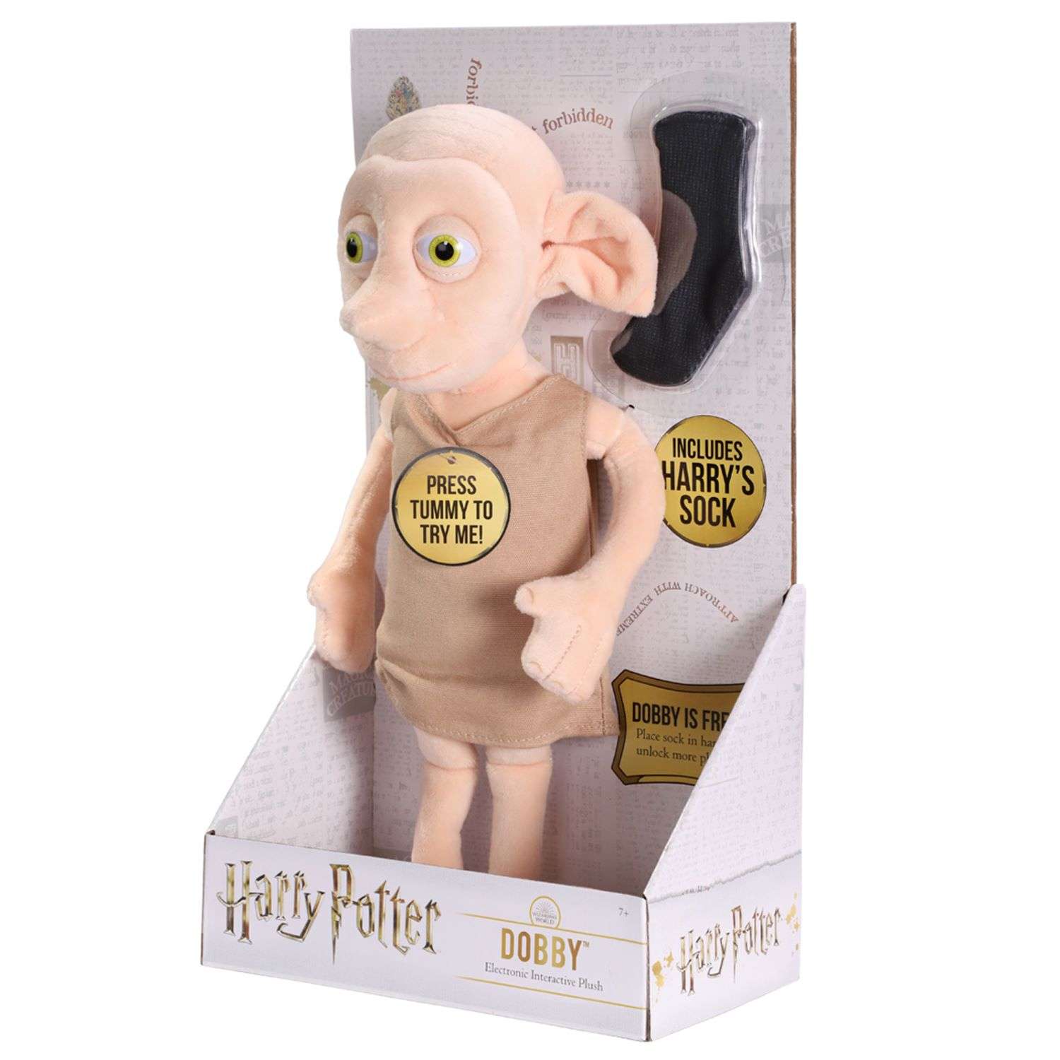 Интерактивная мягкая игрушка Harry Potter Добби из Гарри Поттера