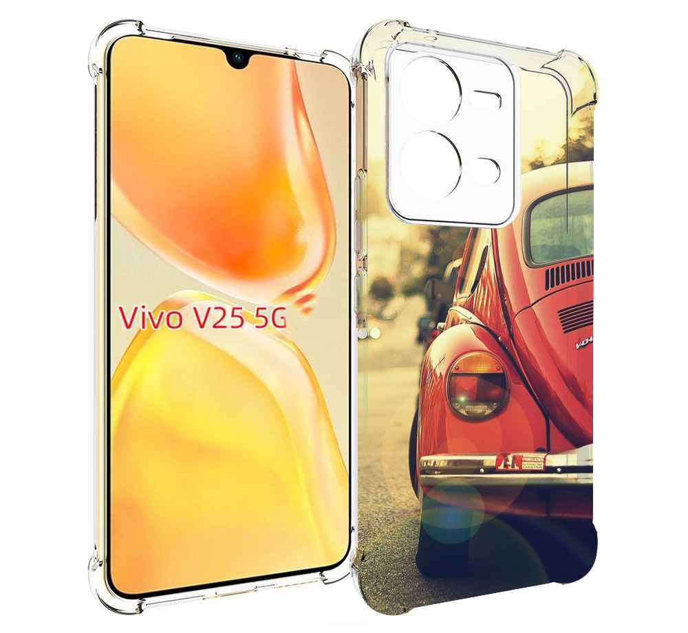 

Чехол MyPads Жук для Vivo V25 5G / V25e, Прозрачный, Tocco