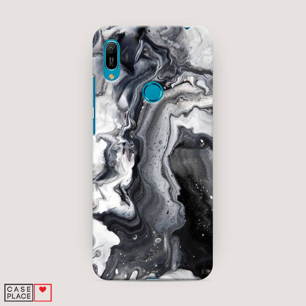 

Чехол Awog "Бело-черные сложные полосы" для Huawei Y6 2019
