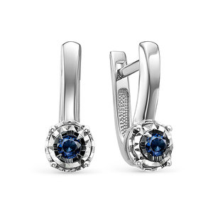 

Серьги из золота с сапфиром БР221742б Delta, БР221742б
